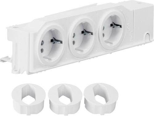 DIN-rail contactdoos zonder klapdeksel Hager TN002S Zuiver wit (RAL 9010) (l x b x h) 45 x 250 x 50 mm afbeelding