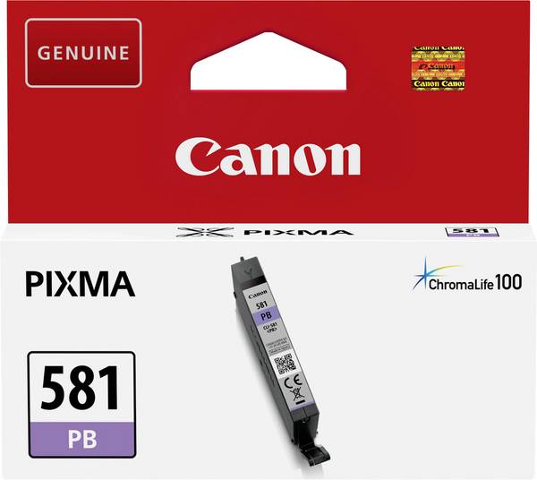 Canon CLI-581 PB atramenty originál náhradný Canon 2107C001 modrá