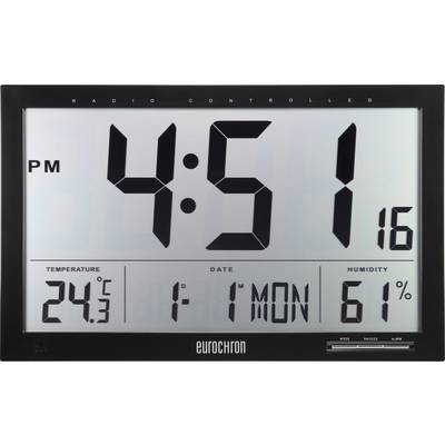 Digitálne hodiny ukazujú 16:51, teplota 24,3°C, dátum 1.1., vlhkosť vzduchu 61%.