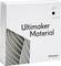Obal pre 'Ultimaker Material' s nápisom 'PC Materiál Čierny', teplota tlače 250-270°C. Obsahuje 2,85 mm, 750 gramov.