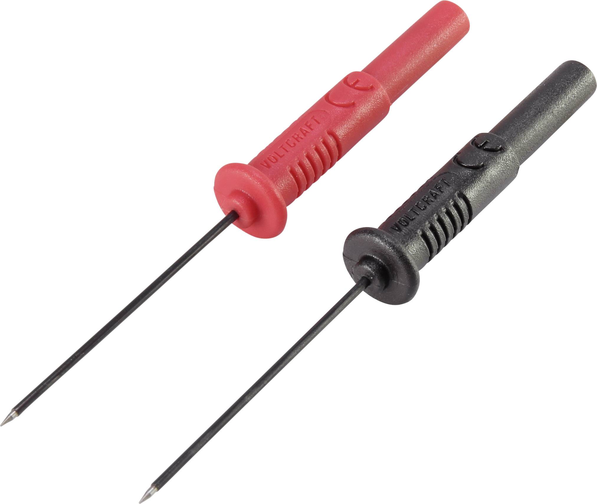 VOLTCRAFT MSS-102 Kit sonde isolate Presa 4mm CAT II 300 V Nero, Rosso 1 KIT