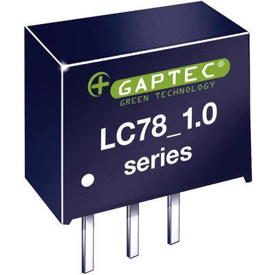 Elektronická súčiastka s označením 'GAPTEC Green Technology LC78_1.0 series'. Čierny, obdĺžnikový čip s tromi vývodmi.