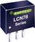 Čierny elektronický komponent s nápisom 'GAPTEC Green Technology LCN78 Series'. Obsahuje tri kovové konektory dole.