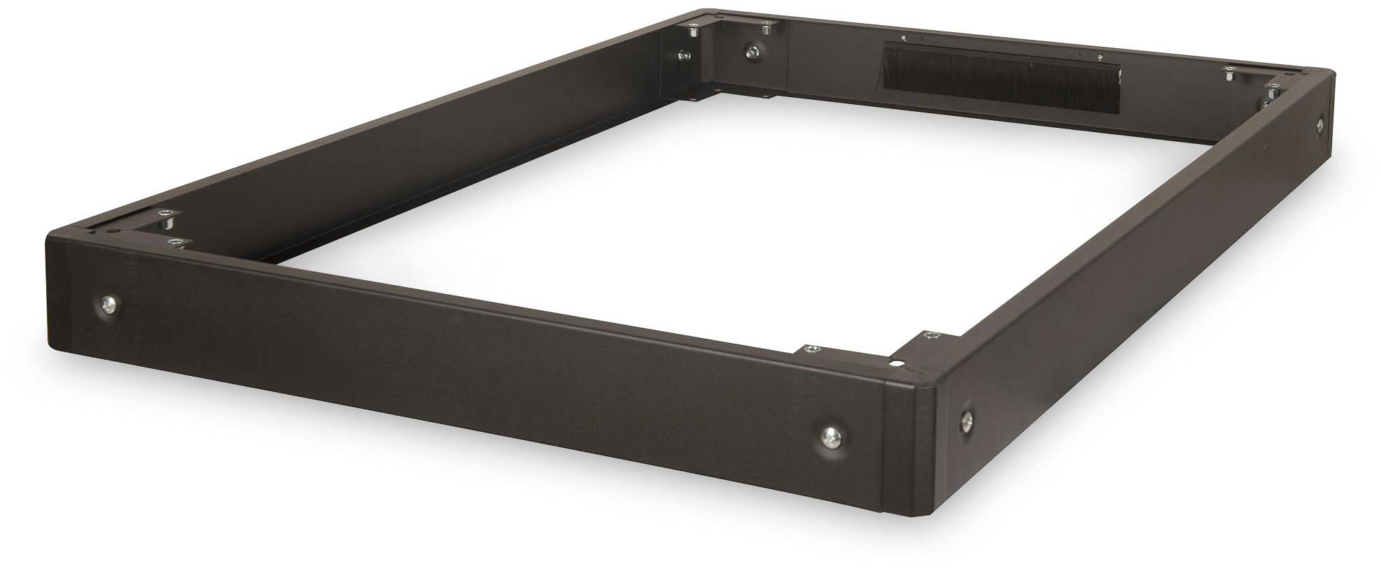 Digitus DN-19 PLINTH-8/12-NB 19 inch Sokkel voor patchkast Geschikt voor kastdiepte: 1200 mm Zwart (RAL 9005)