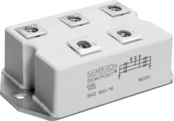 Semikron SKD160/16 mostíkový usmerňovač G37 1600 V 205 A trojfázový
