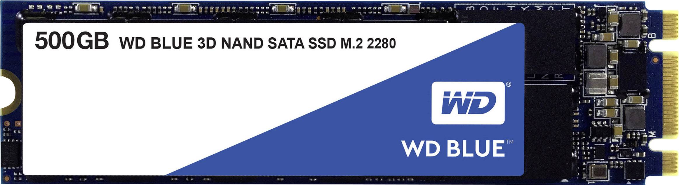 SSD disk WD Blue 3D NAND SATA M.2 s kapacitou 500 GB.