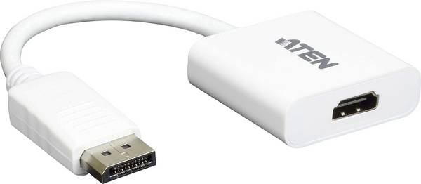 ATEN VC985-AT DisplayPort / HDMI adaptér [1x zástrčka DisplayPort - 1x HDMI zásuvka] biela  10.00 cm
