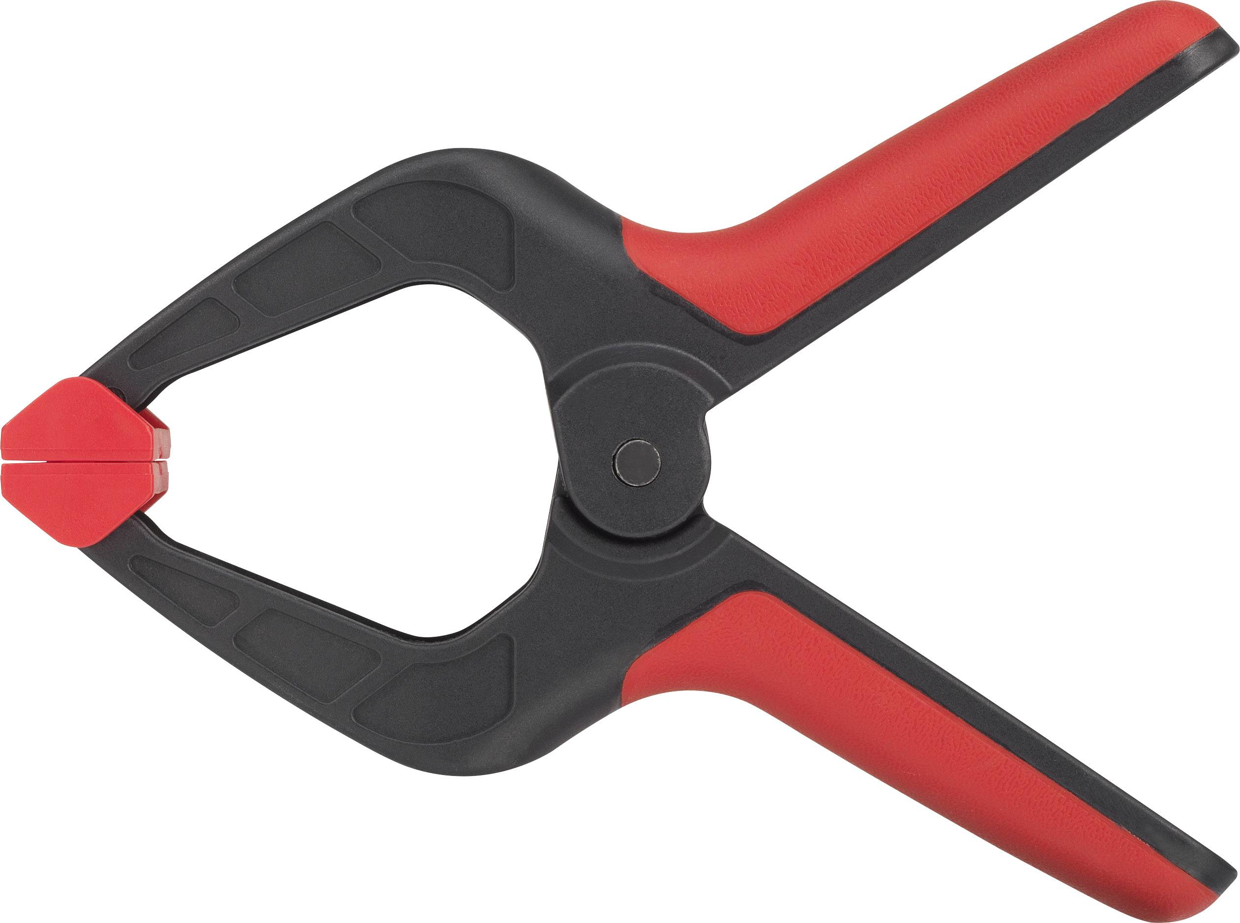 Fjedertvinge 70 mm 10 kg TOOLCRAFT 1611468 Spann-Weite (max.):70 mm Mål, længde: 160 mm Udhængsmål:70 mm