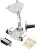 encitech D45ZF15-DBCP15-K 6355-0049-02 sada D-SUB kolíkové lišty 45 ° Pólov: 15 krimpované 1 ks