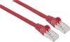 Intellinet 740692 RJ45 sieťové káble, prepojovacie káble CAT 6A S/FTP 1.00 m červená fóliové tienenie, tienenie pletivom, tienený, bez halogénov 1 ks