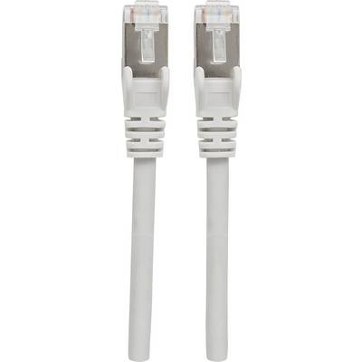 Dva biele ethernetové káble s RJ45 konektormi, vedľa seba usporiadané, na bielom pozadí.