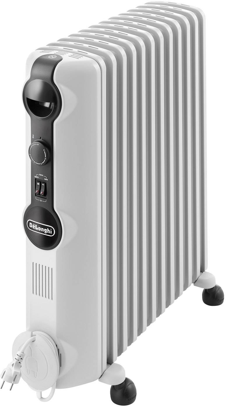 DeLonghi TRRS 1225 Olieradiator 75 m³ 1100 W, 1500 W, 2500 W Hvid