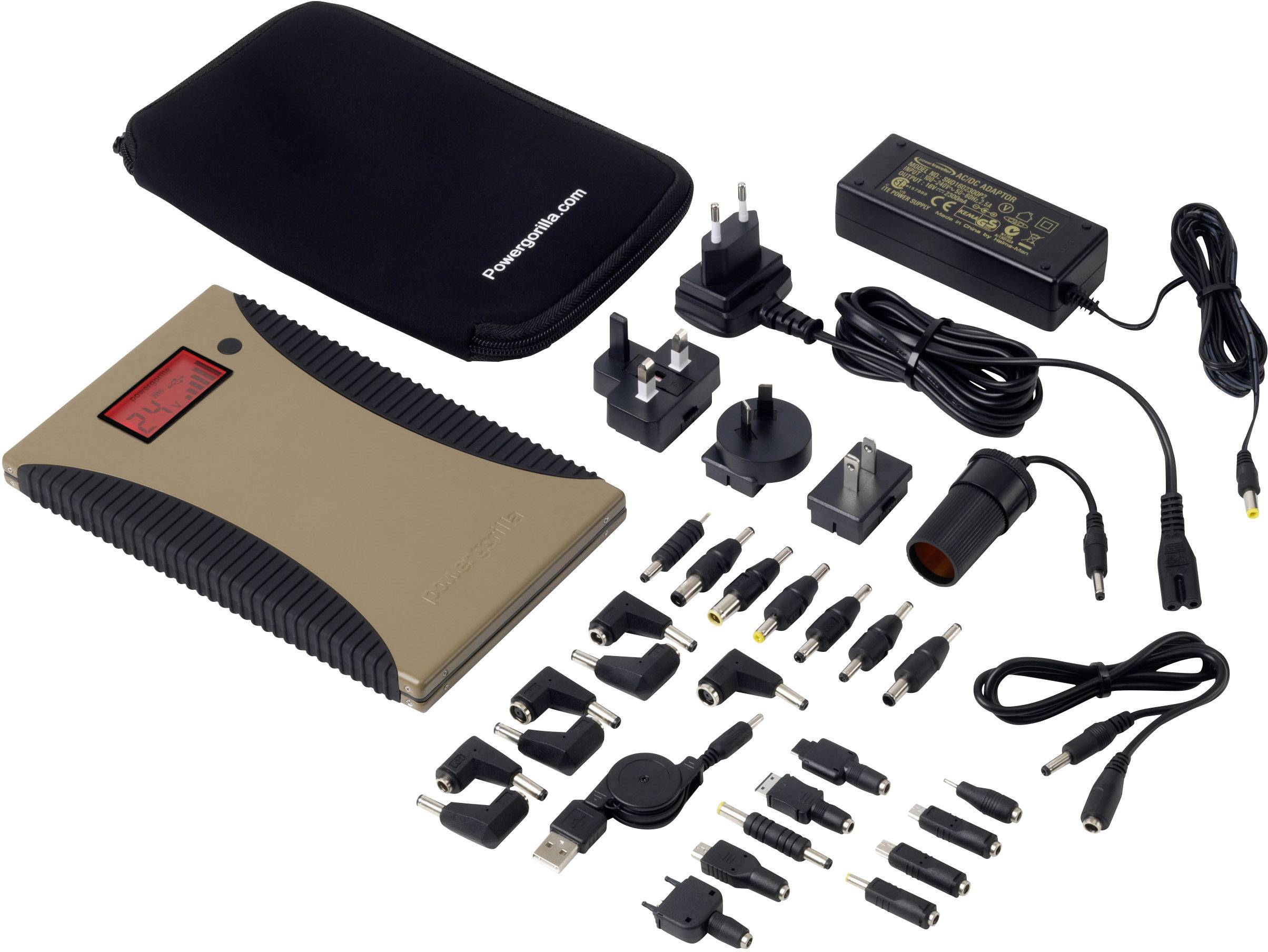 Power Traveller Powergorilla Tactical Power bank 24000 mAh LiPo USB-A Sabbia Outdoor, Indicazione di stato