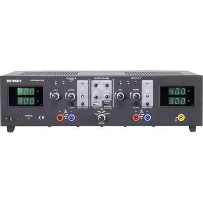 VOLTCRAFT VLP-2403 USB laboratórny zdroj s nastaviteľným napätím, 0 - 40 V, 0.01 - 3 A, 273 W, OVP, výstup 4 x, VC-81468