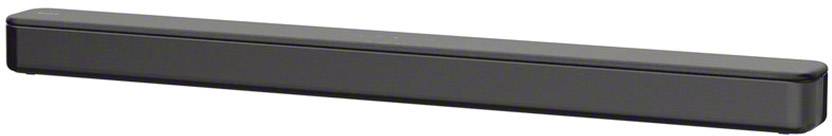 Čierna soundbar s obdĺžnikovým dizajnom, ktorá sa používa na prehrávanie zvuku v domácich home cinema systémoch.