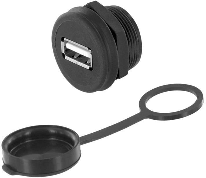 USB 2.0 tipo A Presa con telaio di montaggio 1310-1016-01 M22 1310-1016-01 encitech Contenuto: 1 pz.
