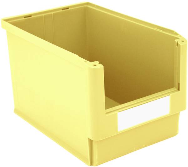 BITO Lagertechnik 102660 skladový box, vhodné pre potraviny, (d x š x v) 500 x 315 x 300 mm, žltá, 4 ks