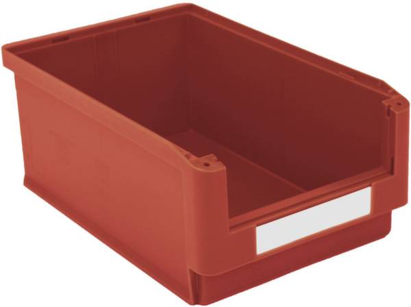 BITO Lagertechnik 384569 skladový box, vhodné pre potraviny, (d x š x v) 500 x 315 x 200 mm, červená, 6 ks