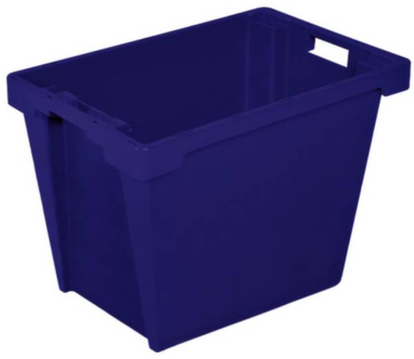 BRB Lagertechnik 1657995 otočný stohovací zásobník, vhodné pre potraviny, (d x š x v) 600 x 400 x 400 mm, modrá, 1 ks