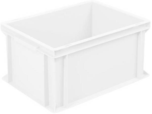 BRB Lagertechnik 1658168 stohovací zásobník, Basic, vhodné pre potraviny, (d x š x v) 400 x 300 x 220 mm, biela, 1 ks