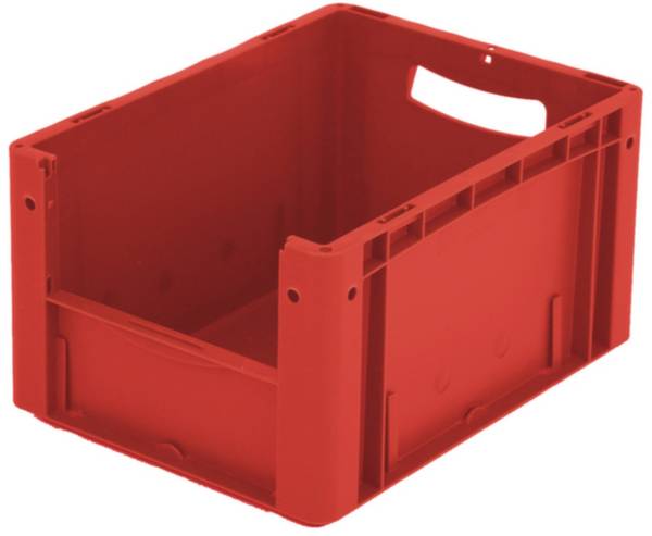 BITO Lagertechnik 1658694 skladový box, 43-14981, vhodné pre potraviny, (d x š x v) 400 x 300 x 220 mm, červená, 1 ks
