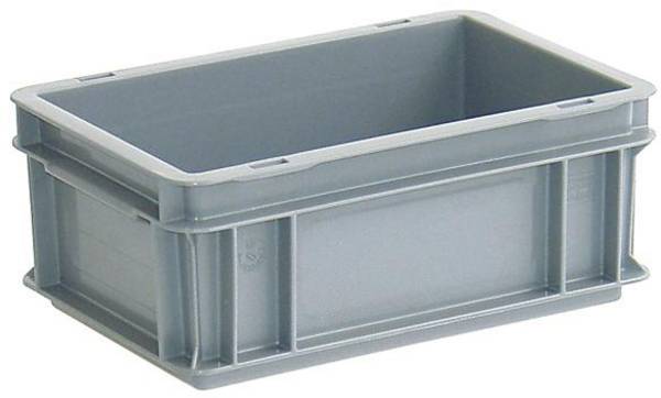BRB Lagertechnik 1658708 stohovací zásobník, vhodné pre potraviny, (d x š x v) 300 x 200 x 120 mm, sivá, 1 ks