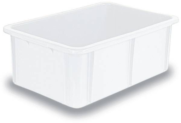BRB Lagertechnik 1658711 stohovací zásobník, vhodné pre potraviny, (d x š x v) 600 x 400 x 215 mm, prírodná biela, 1 ks