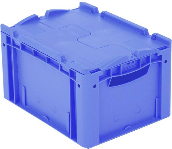 BITO Lagertechnik 1658768 stohovací zásobník, vhodné pre potraviny, (d x š x v) 400 x 300 x 220 mm, modrá, 1 ks