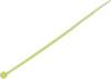 TRU COMPONENTS TC-6645788, sťahovacie pásky, 2.50 mm, 142 mm, prírodná, žiarovo stabilizované, 100 ks