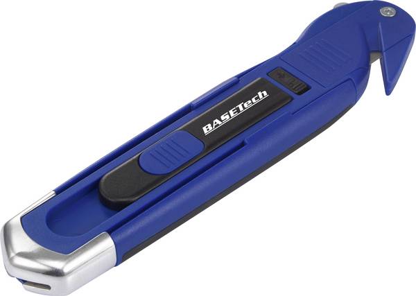 Bezpečnostný nôž 2-v-1 / rezač fólie / kartónový nôž Basetech BT-2206462 1 ks