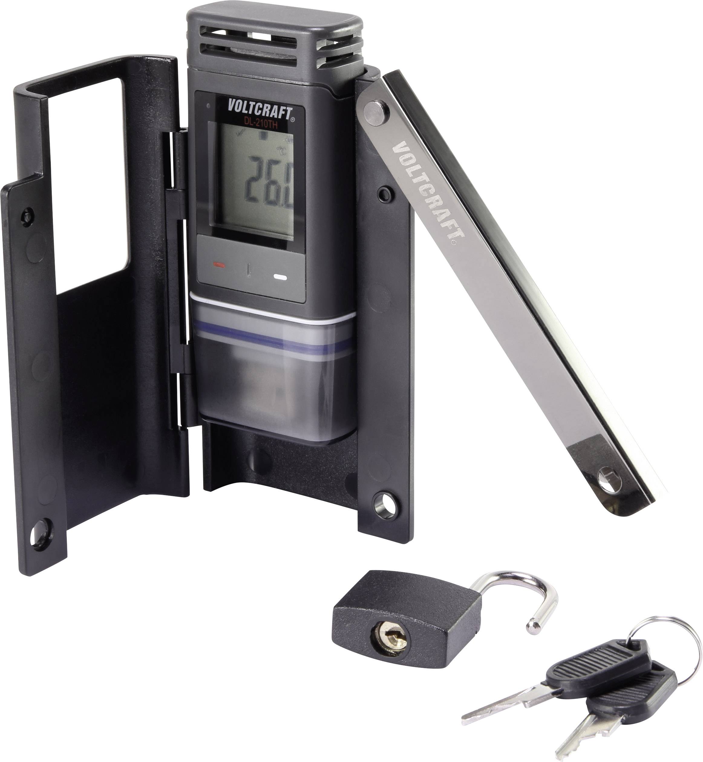 VOLTCRAFT DL-220THP DL-220THP Data logger temperatura, Data logger umidità, Data logger pressione atmosferica Misura: Temperatura, Umidità dellaria, P