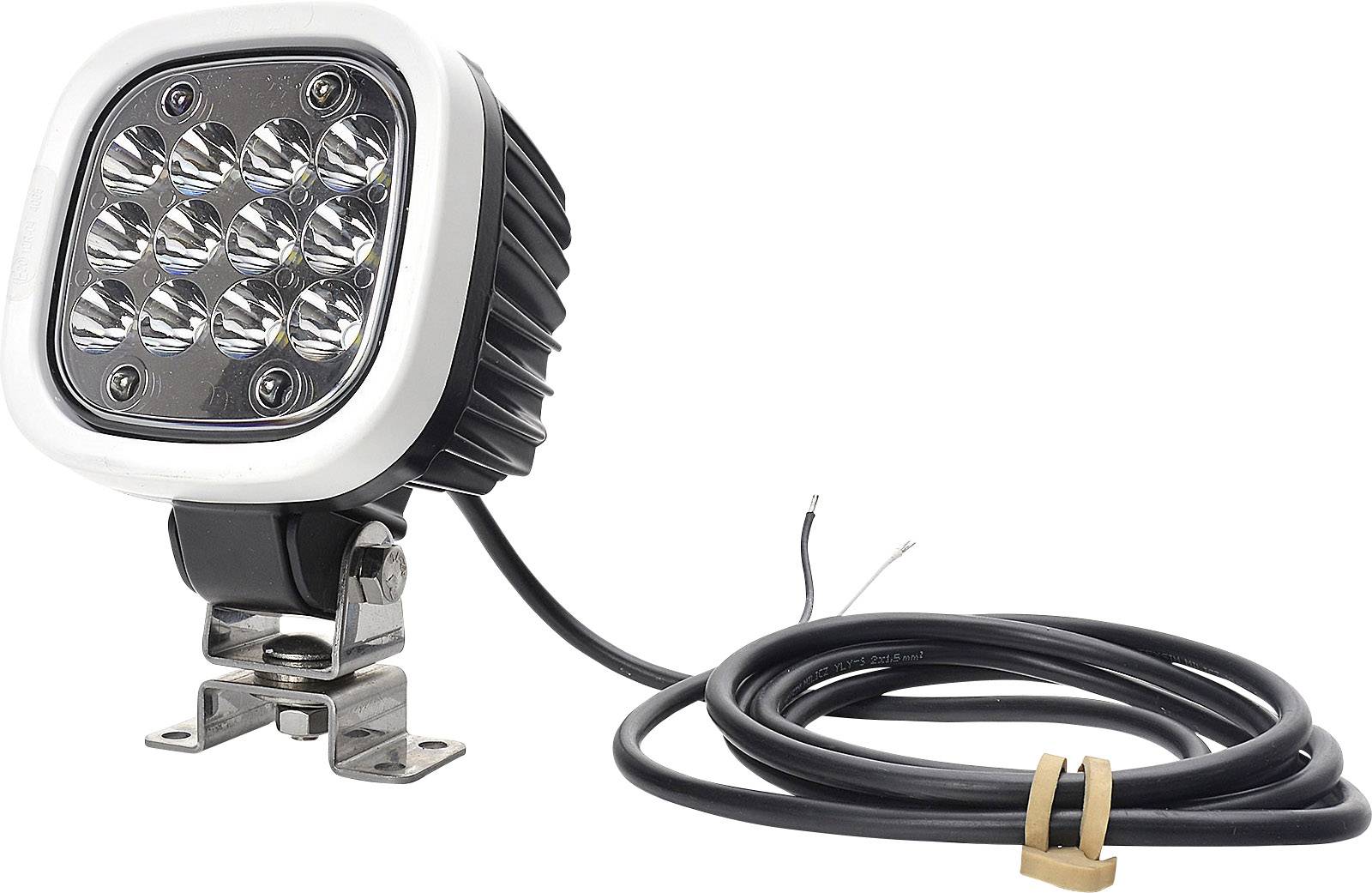 WAS Faro da lavoro 12 V, 24 V, 36 V, 48 V, 60 V, 70 V W130 8000 Spot 1215 Illuminazione di vasta portata (L x A x P) 110 x 159 x 86 mm 8000 lm