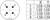 'Výkres konektora' a 'Tabuľka s hodnotami X: 1,55, 1,55, 1,55, =1,55; Y: 1,53, 1,53, 1,53, =1,53'<br><br>Note: I used Slovak decimal comma notation instead of decimal point.