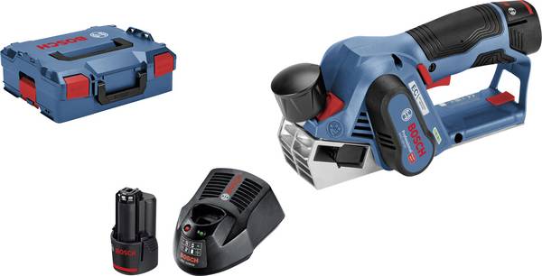 Bosch Professional GHO 12V-20 hoblík na akumulátor vr. 2x aku, + púzdro Širka hobľovania: 56 mm  12 V 3 Ah Hĺbka drážky: 17 mm
