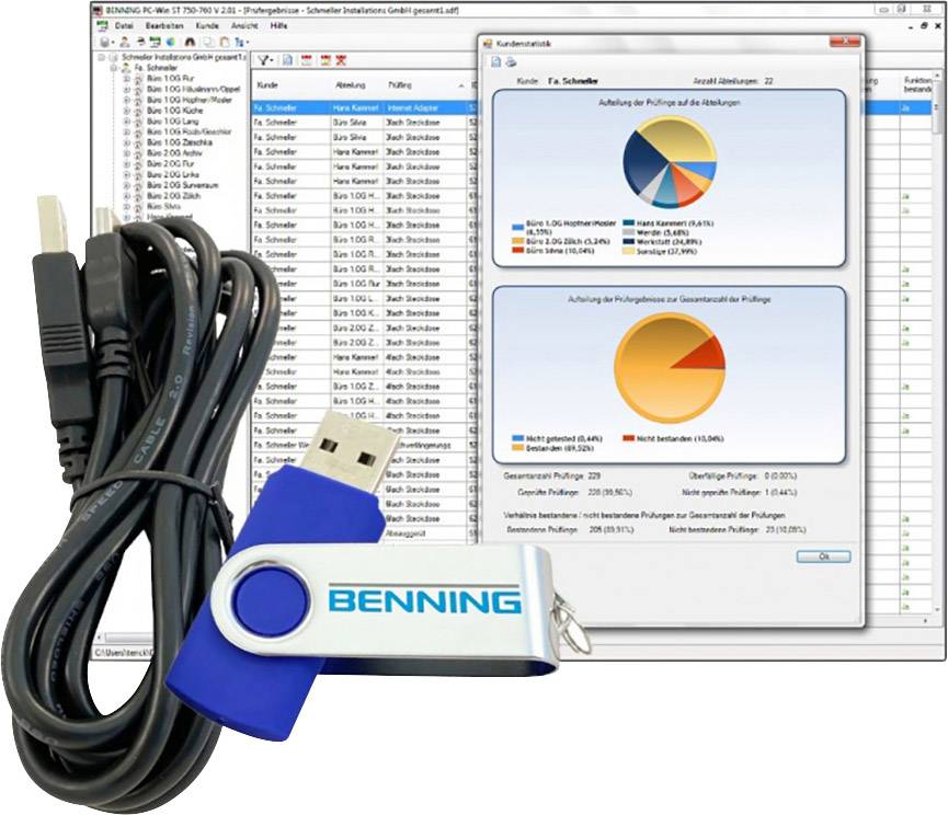 Benning 047002 Software BENNING PC-WIN ST 750-760 Software 1 pz.