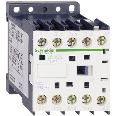 Stykač od Schneider Electric s viacerými skrutkovými svorkami a označením svoriek pre priemyselné riadiace systémy.