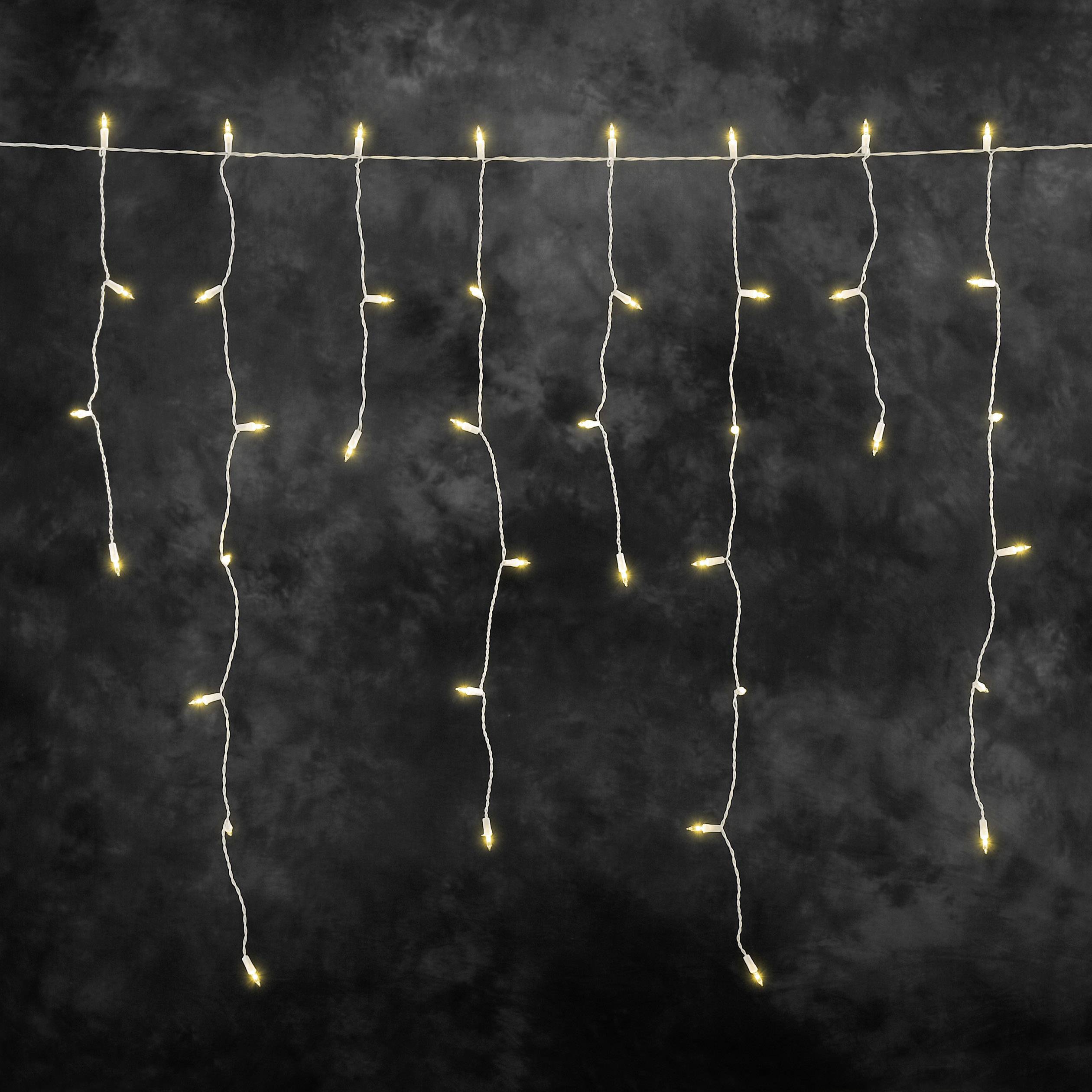 Konstsmide IJspegelverlichting voor buiten - Lang - 200 LED's - 2200K Amber - 5 meter - kerstverlichting - IP44