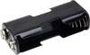 TRU COMPONENTS BH-322-1B batériový držák 2x mignon (AA) tlačidlové pripojenie