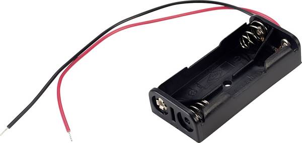 TRU COMPONENTS BH-421-3A batériový držák 2x micro (AAA) kábel