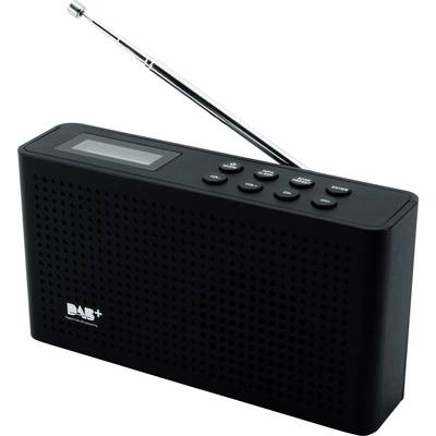 soundmaster DAB150SW prenosné rádio DAB+, FM   možné znovu nabíjať čierna