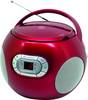 soundmaster SCD2120RO SCD2120RO CD-rádio, FM, AUX, CD, červená