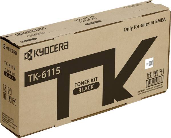 Kyocera TK-6115 náplň do tlačiarne originál  čierna Maximálny rozsah stárnek 15000 Seiten