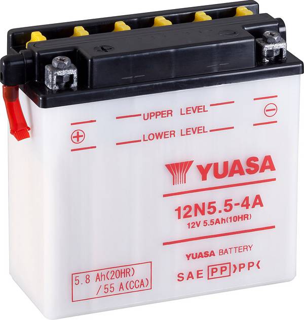 Yuasa 12N5.5-4A motobatéria 12 V 5.5 Ah
