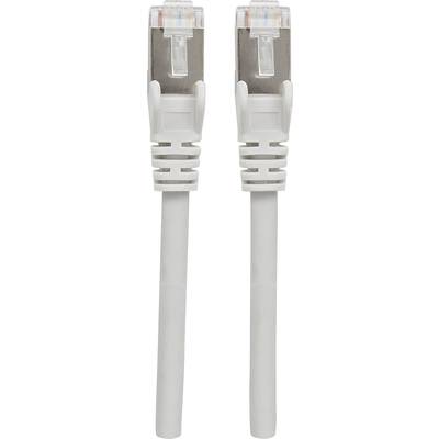 Dva biele ethernetové káble s RJ45 konektormi, ktoré sú umiestnené vedľa seba.