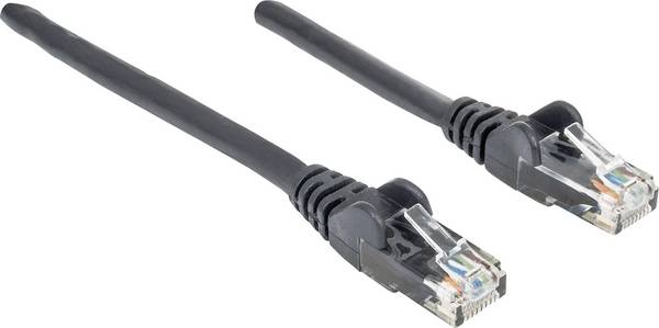 Intellinet 342056 RJ45 sieťové káble, prepojovacie káble CAT 6 U/UTP 1.50 m čierna 1 ks