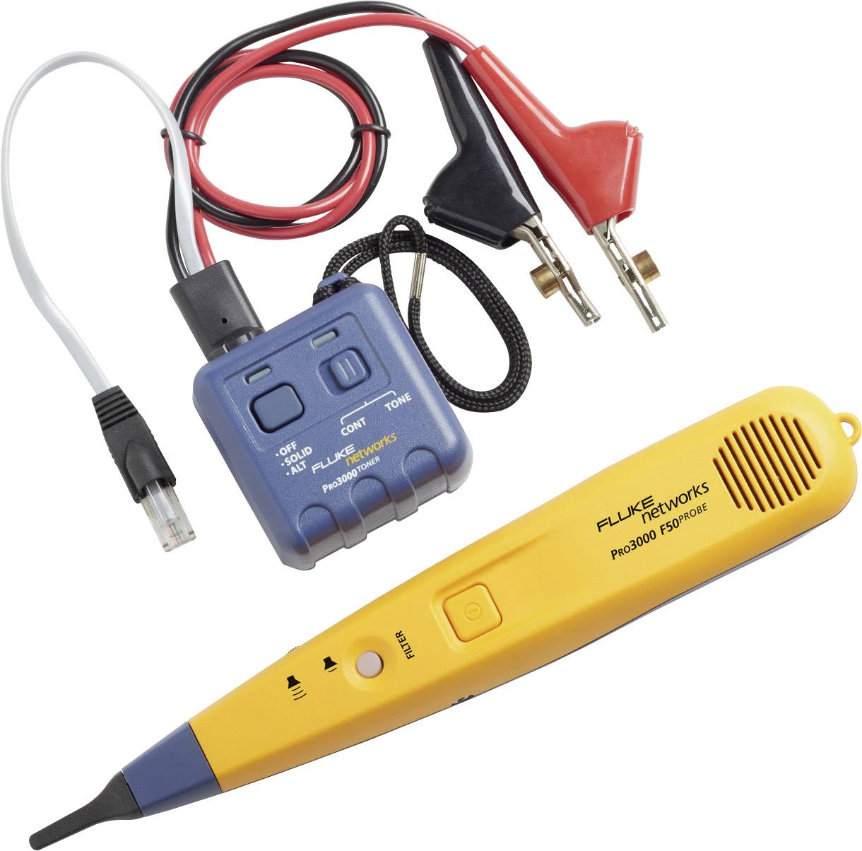 Kit generatore di suoni con sonda 4962088 Fluke Networks PRO3000F50-KIT Rete, Telecomunicazione