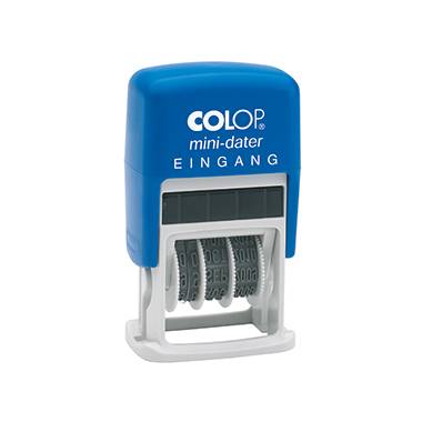 Colop mini-dater 160/L1 Timbro data 25 x 12 mm (L x A) Blu