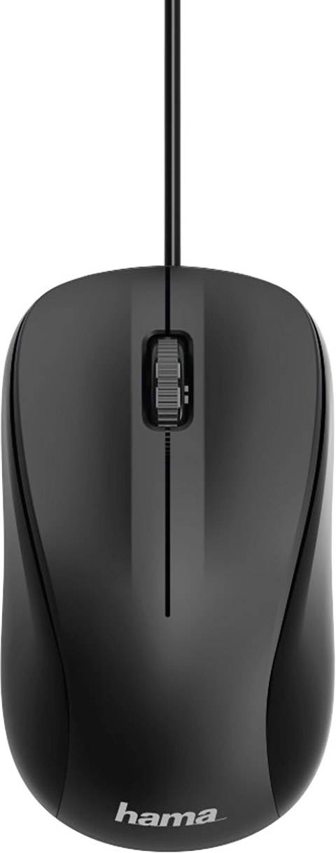 Hama Mouse USB Ottico Nero 3 Tasti 1200 dpi