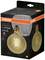 OSRAM LED žiarovka, dizajn Vintage 1906, 4W výkon, zodpovedá 40W, 470 lúmenov, pätica E27, teplé biele svetlo. Obal zobrazuje produkt.
