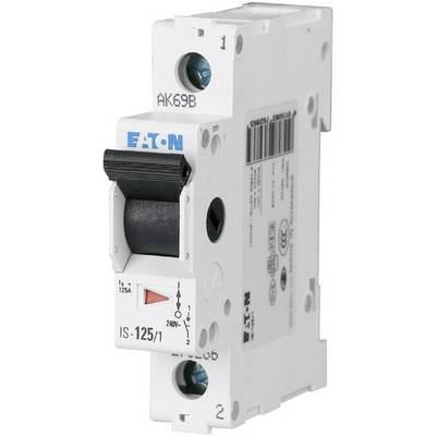Výkonový istič s prepínačom, značka Eaton, model IS-125/1, na ochranu elektrických obvodov, 125A, 240V.